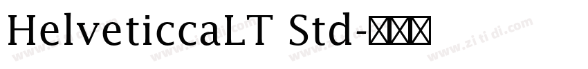 HelveticcaLT Std字体转换